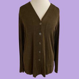 Chicos Travelers Button Front Tunic